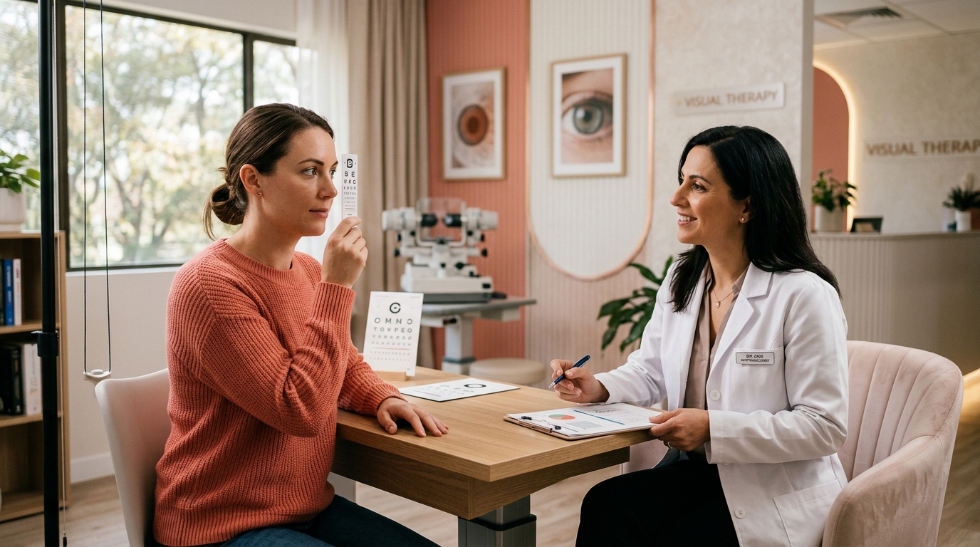 Consulta oftalmol&oacute;gica para pessoa com Parkinson